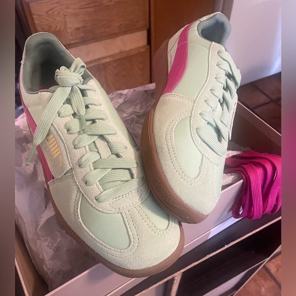 Puma Palermo Mint and Orchid Shoes